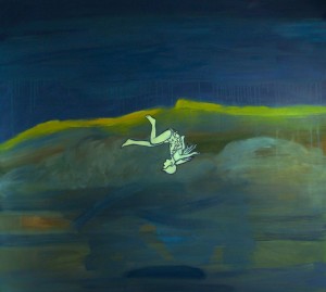 Andrea Holzinger, O.T., 2015, Öl auf Leinwand, 100x110cm